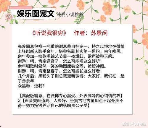 娱乐圈小说爆料,揭秘明星背后的秘密与爱恨情仇  第2张